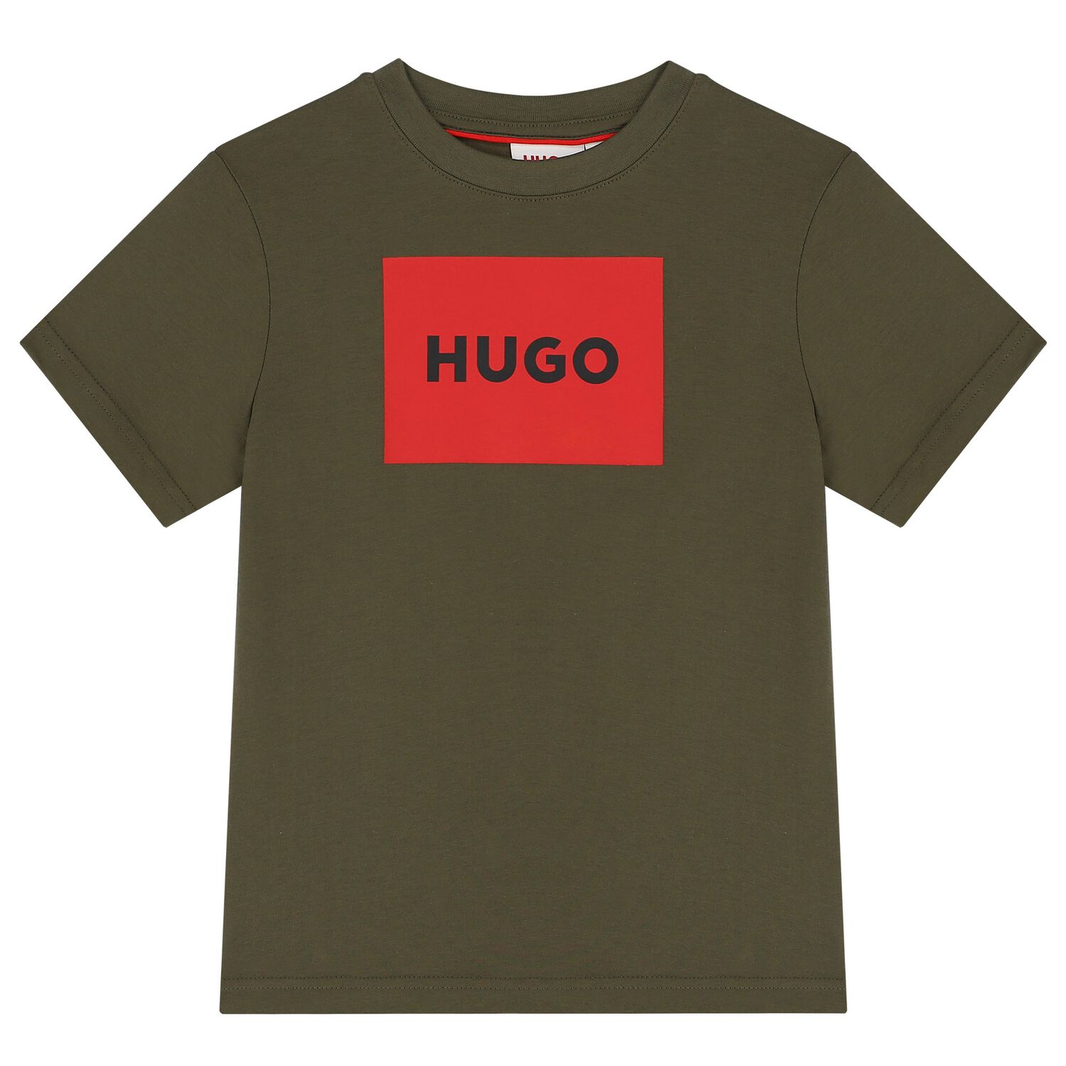 تيشيرت أولاد بالشعار باللون الأخضر, 3, hi-res