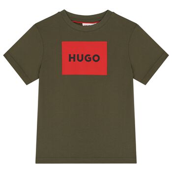 Boys Green Logo T-Shirt