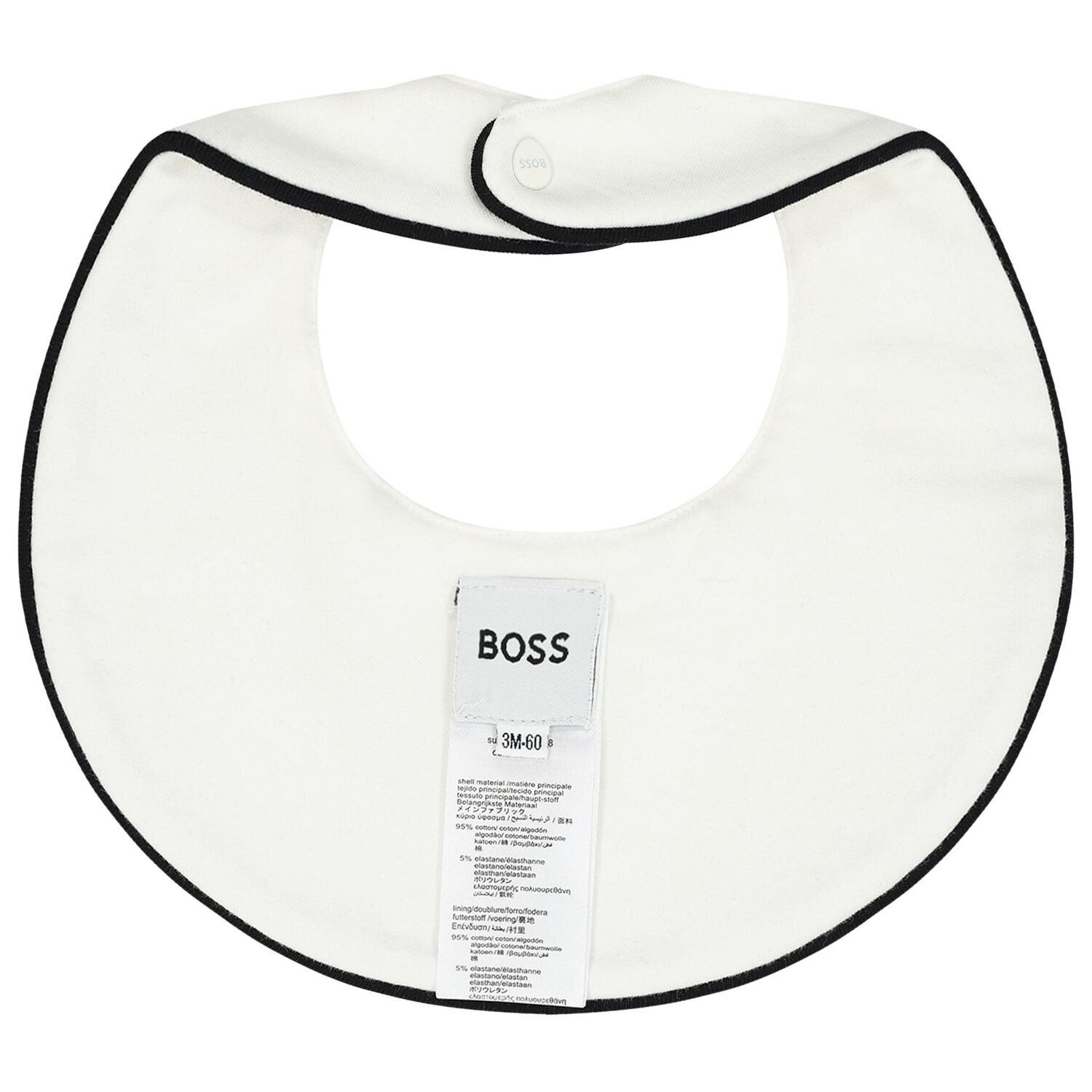 طقم أولاد هدايا أفرول بالشعار باللون الأسود, 1, hi-res