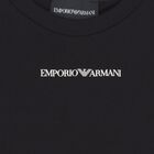 تيشيرت اولاد بالشعار باللون الاسود, 4, hi-res