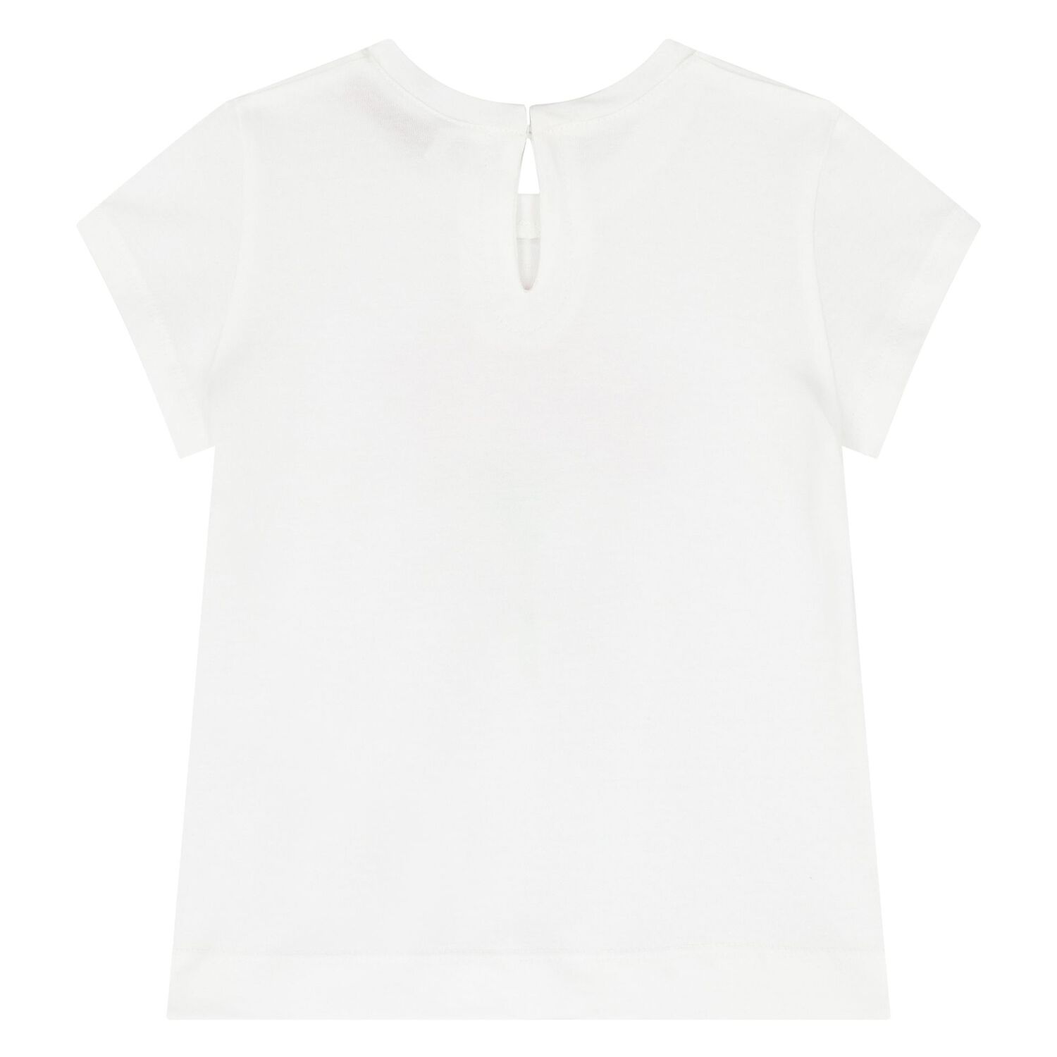 Younger Girls White Rose T-Shirt, 1, hi-res image number null