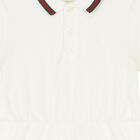 Baby Girls Ivory Romper, 1, hi-res