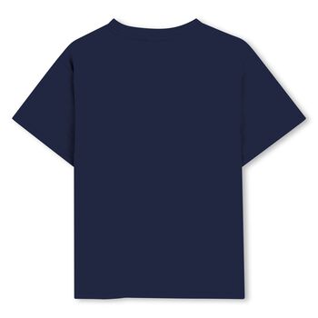 Navy Blue Tiger Logo T-Shirt