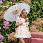 Girls Pale Pink Cupcake Chiffon Skirt, 1, hi-res