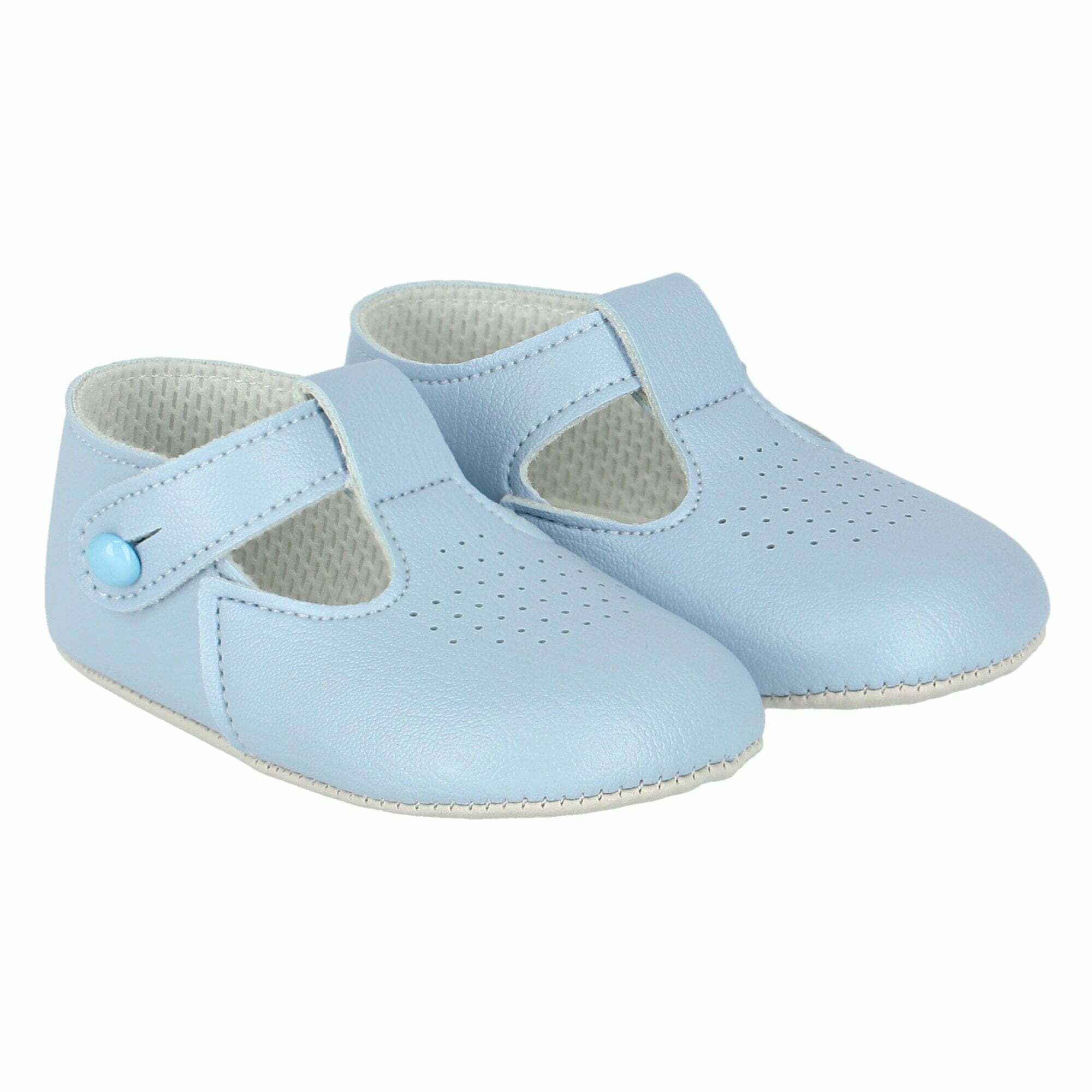Baby leather hot sale pram shoes