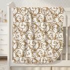 White & Gold Allure Baby Blanket, 1, hi-res