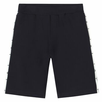 Boys Navy Logo Shorts 