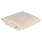 Ivory Fleece Eagle Logo Baby Blanket, 1, hi-res