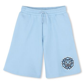 Boys Blue Tiger Logo Shorts