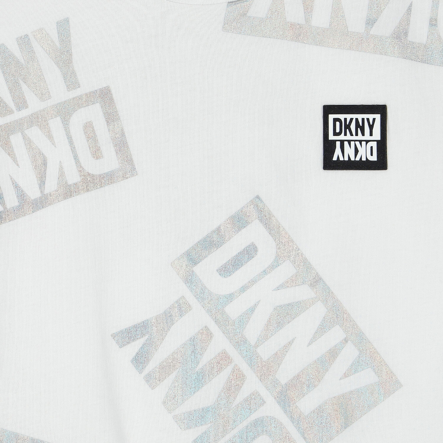 فستان بالشعار باللون الأبيض, 1, hi-res