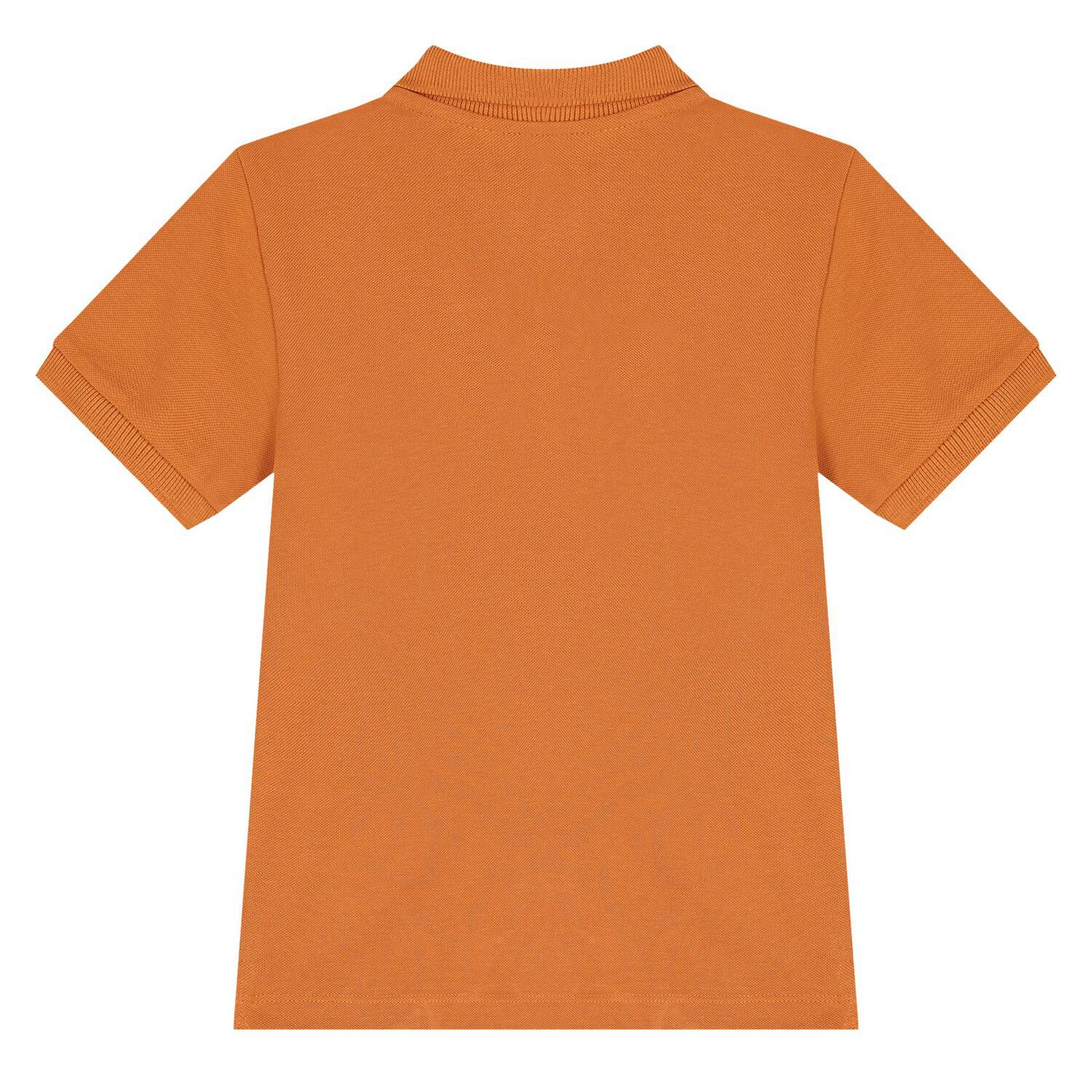 Boys Beige Logo Polo Shirt, 1, hi-res image number null