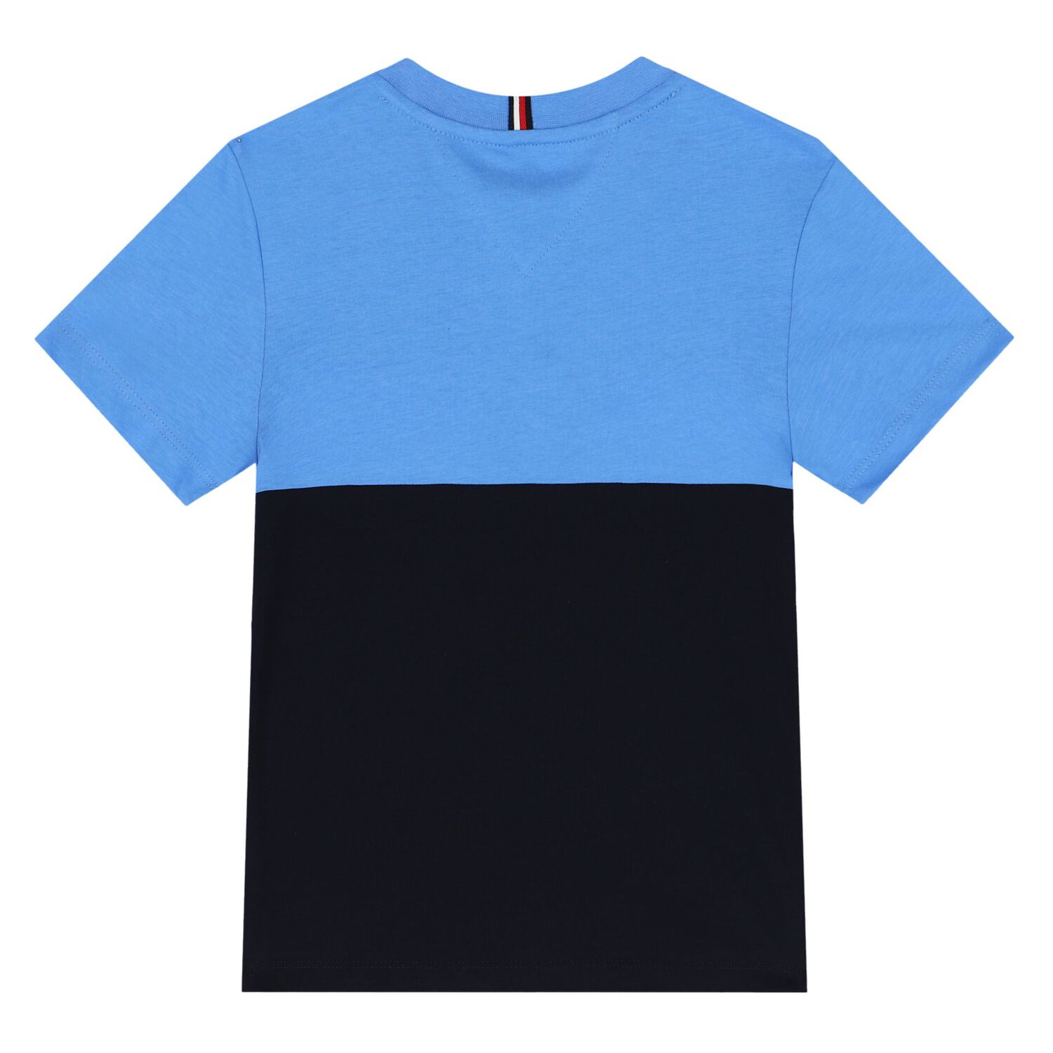 Boys Blue & Navy Blue Logo T-Shirt, 1, hi-res