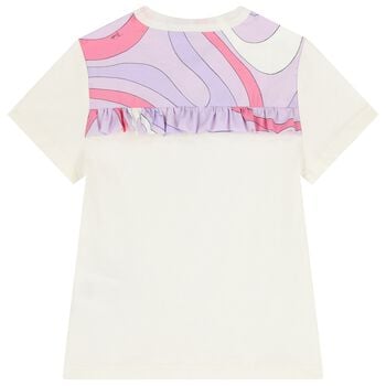 Girls Ivory Logo T-Shirt