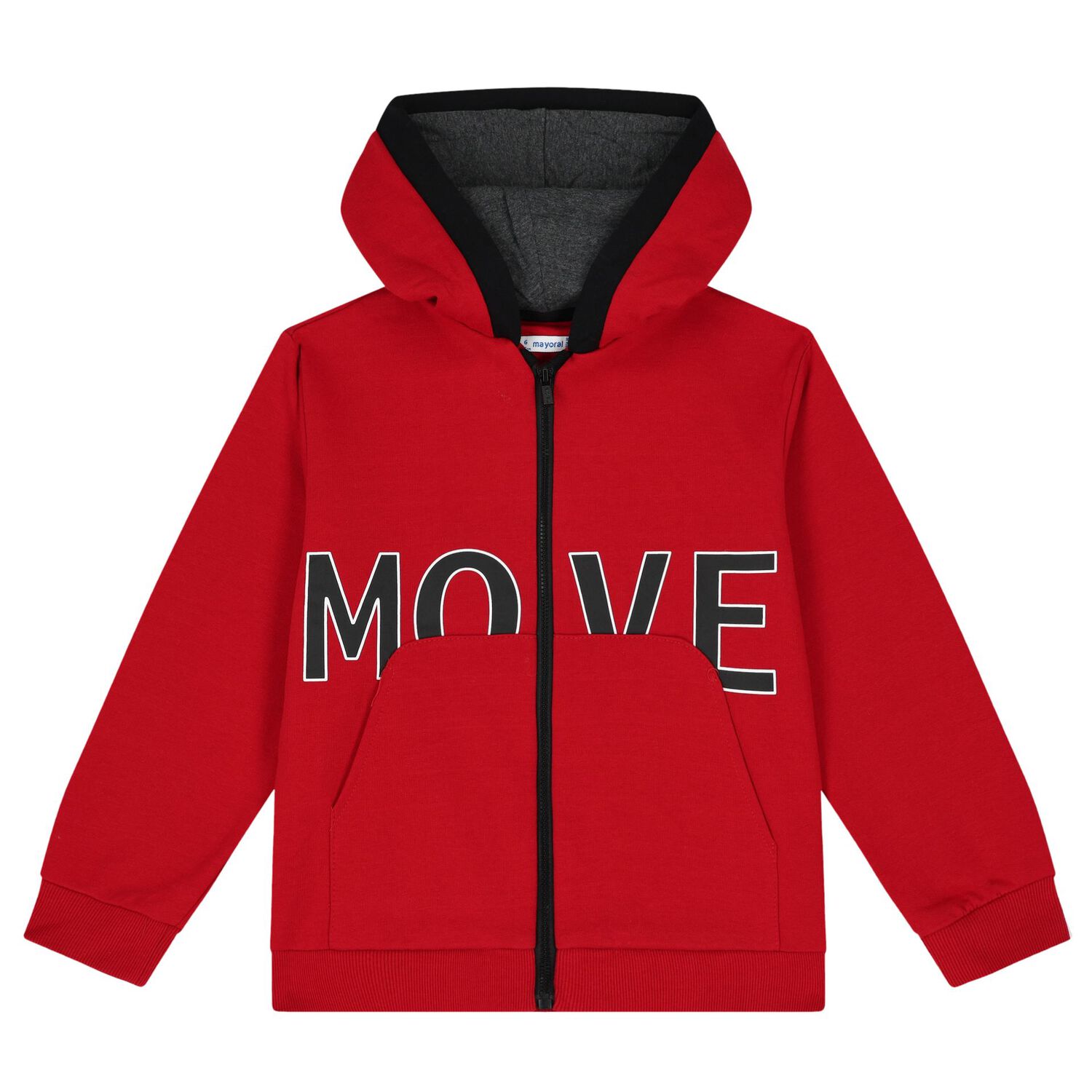 Boys Red, Grey & Black 3 Piece Tracksuit Set, 2, hi-res image number null