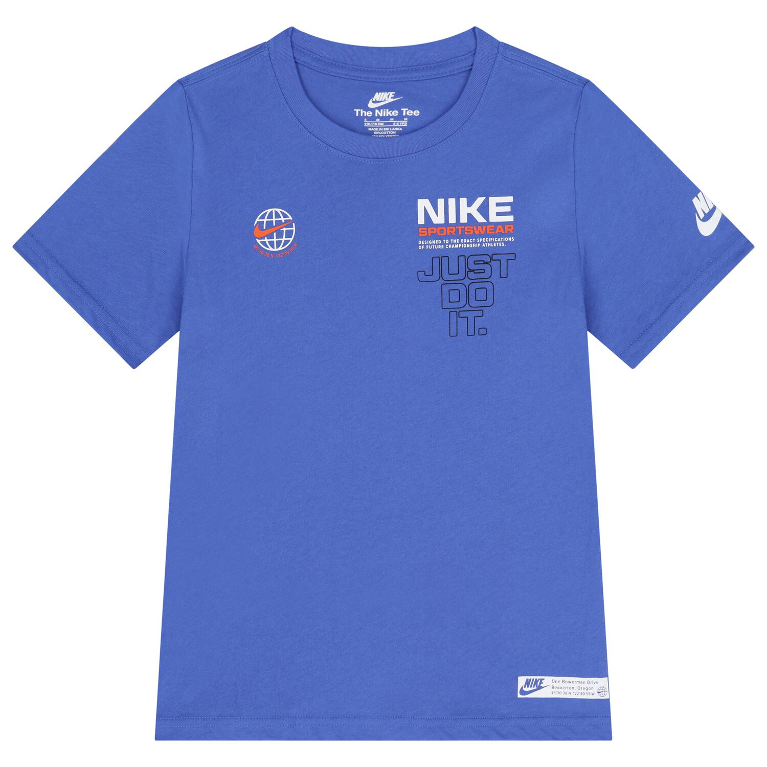 Boys Blue Logo T-Shirt, 1, hi-res image number null