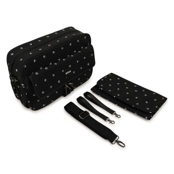 Black Logo Baby Changing Bag