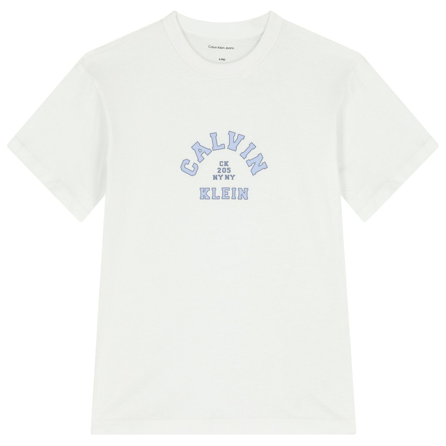 Boys White Logo T-Shirt, 4, hi-res