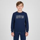 Boys Blue Logo Joggers, 1, hi-res