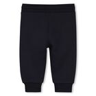 Younger Boys Mini Me Navy Blue Logo Tracksuit, 1, hi-res