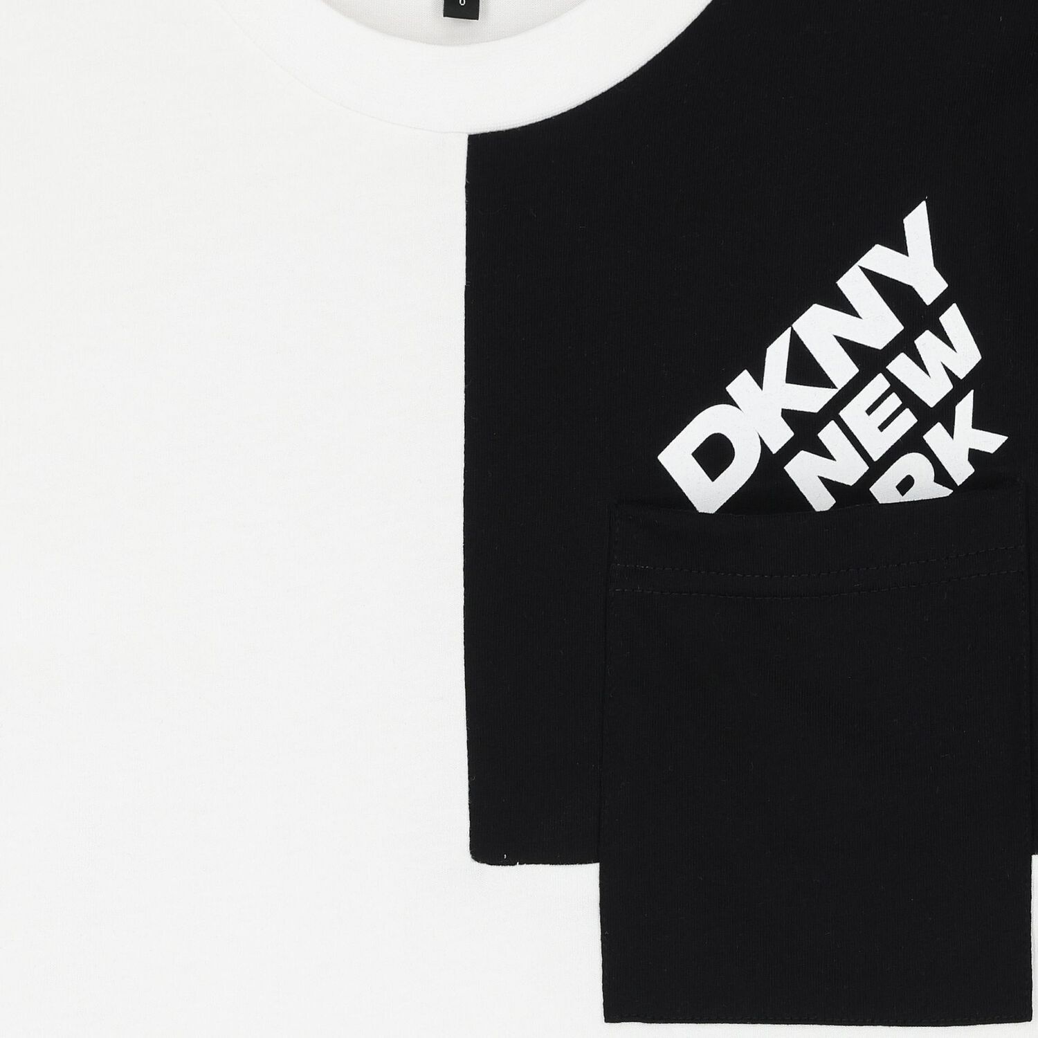 White & Black Logo T-Shirt, 1, hi-res image number null