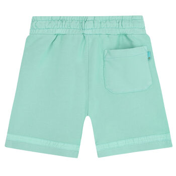 Boys Aqua Logo Shorts