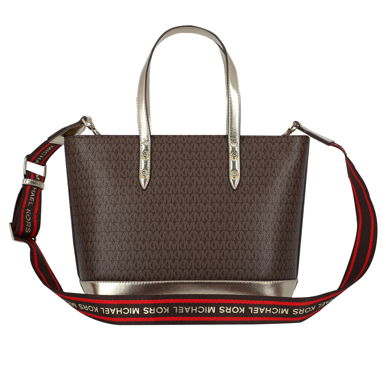 Girls Brown Logo Tote Bag, 1, hi-res image number null