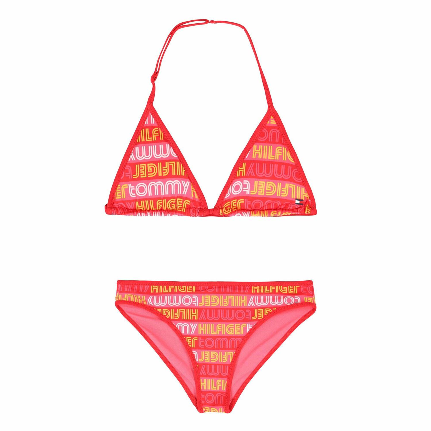 Girls Pink Logo Bikini, 1, hi-res image number null