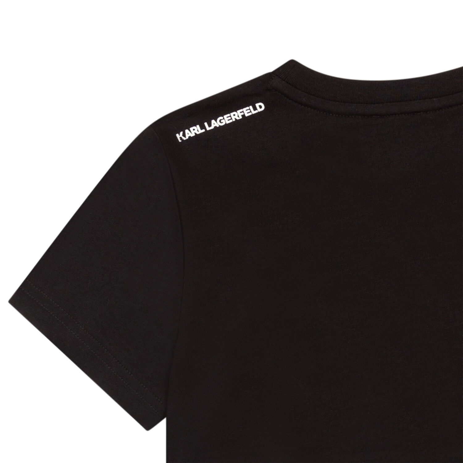 Boys Black Choupette Logo T-Shirt, 1, hi-res