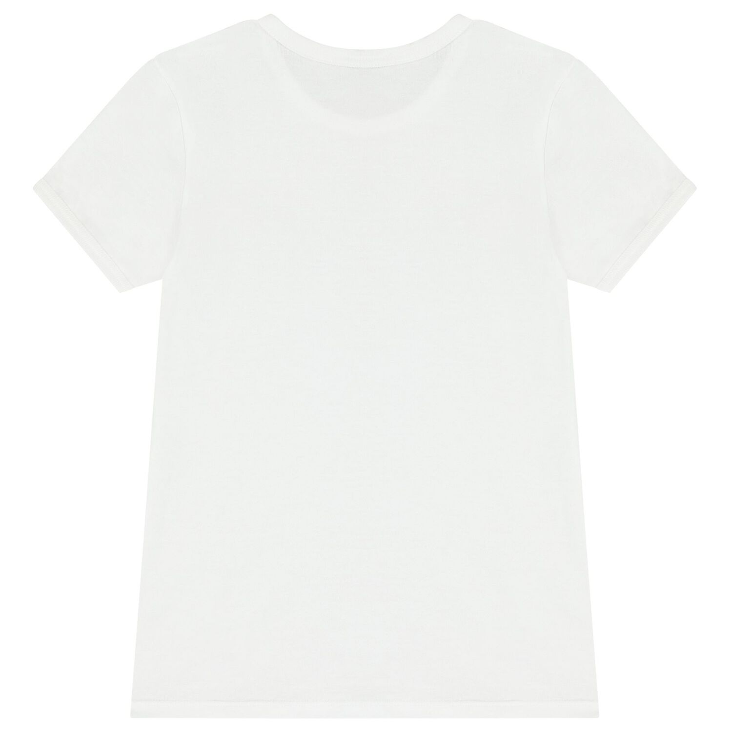 Boys White Logo T-Shirts ( 2 Pack ) , 2, hi-res