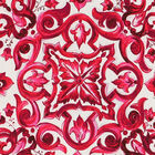 تيشيرت بشعار ماجوليكا باللون العاجي والزهري, 1, hi-res