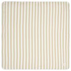 White & Beige Striped Logo Baby Blanket , 1, hi-res