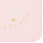Baby Girls Pink Logo Heart Blanket, 2, hi-res