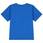 Blue Teddy Bear Logo Long Sleeve Top, 3, hi-res