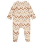 Multi-Coloured Zig Zag Babygrow, 5, hi-res