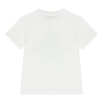 Baby Boys White Logo T-Shirt