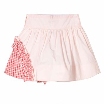 Girls Pink & Red Skirt