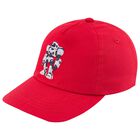 Boys Red Robot Cap, 1, hi-res