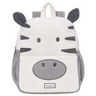 حقيبة ظهر بطبعة حمار وحشي  باللون العاجي والرمادي, 2, hi-res