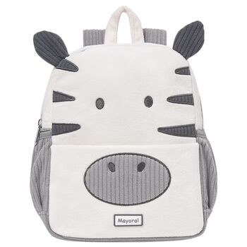 Younger Ivory & Grey Zebra Backpack