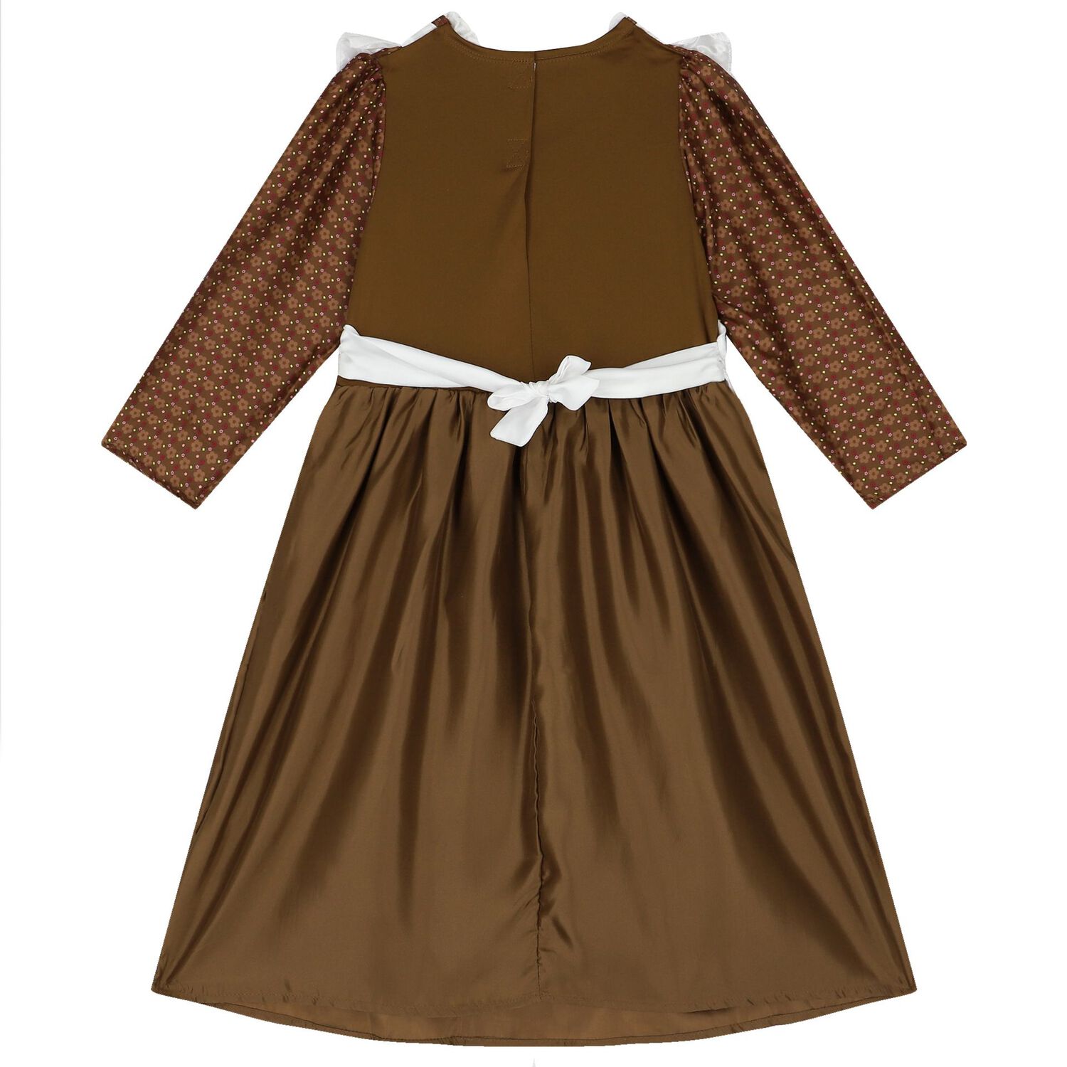 Girls White & Beige Victorian Costume, 1, hi-res image number null