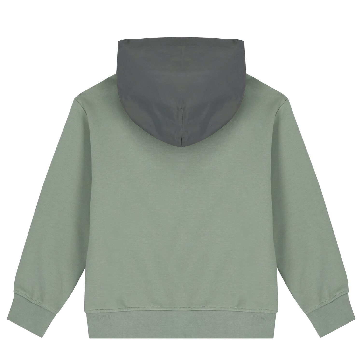 Boys Green Logo Hooded Top, 2, hi-res