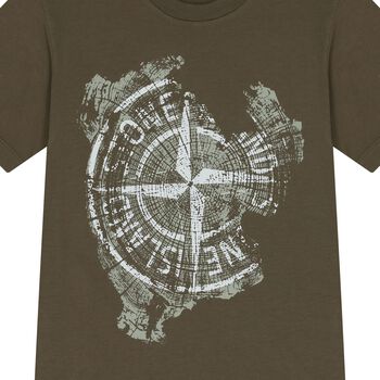 Boys Green Logo T-Shirt