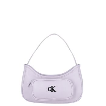 Girls Purple Leather Handbag