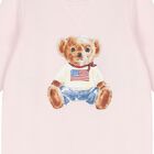 رومبير بولو دب وردي للبنات, 1, hi-res