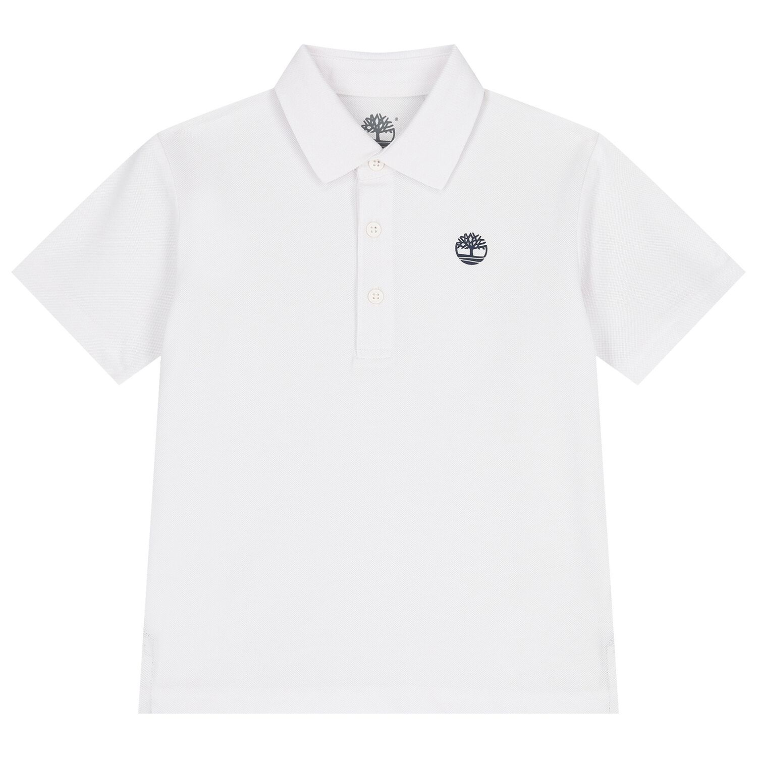 Boys White Logo Polo Shirt, 1, hi-res image number null