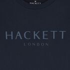 توب أولاد بأكمام بالشعار باللون الكحلي, 3, hi-res