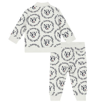 Baby Boys Ivory Logo Tracksuit