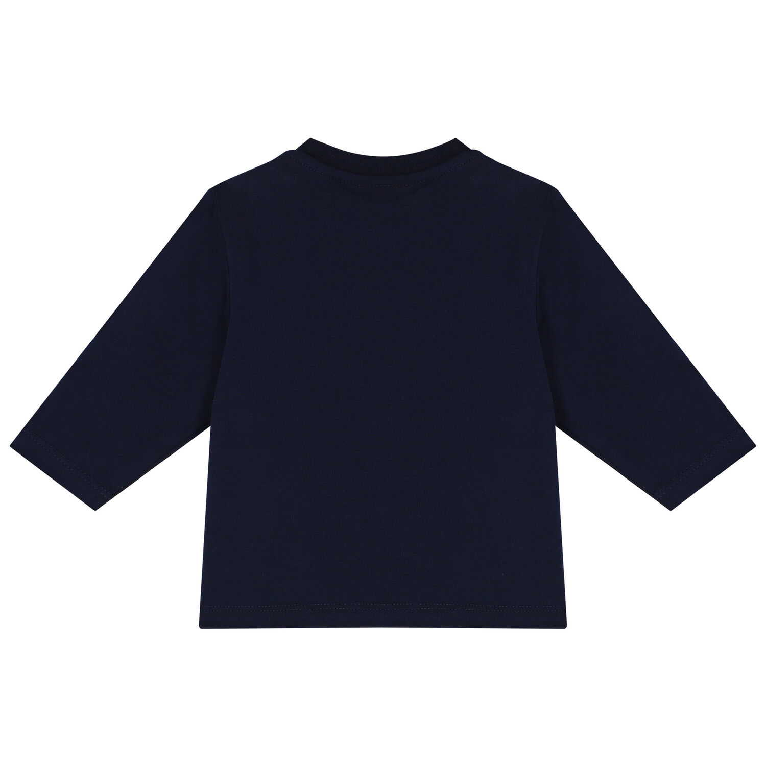 Baby Boys Navy Blue Logo Trousers Set, 1, hi-res image number null