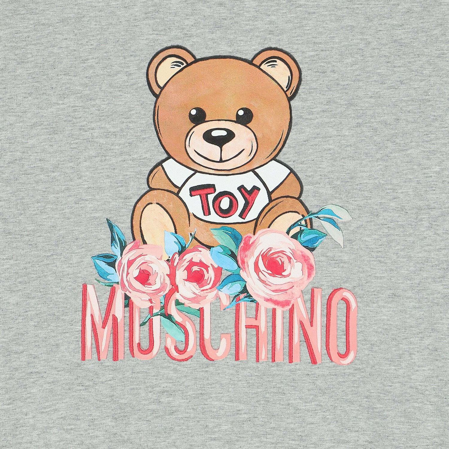 فستان بشعار تيدى باللون الرمادى, 3, hi-res image number null