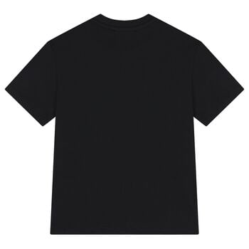 Girls Black Logo T-Shirt